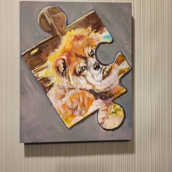 Super Cute original 8"x10" painting~ 2020 - Picture 5 of 6